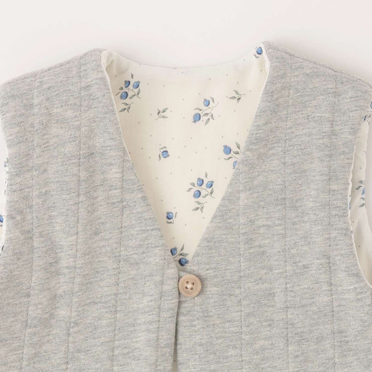 Reversible Vest,Light gray, large image number 5