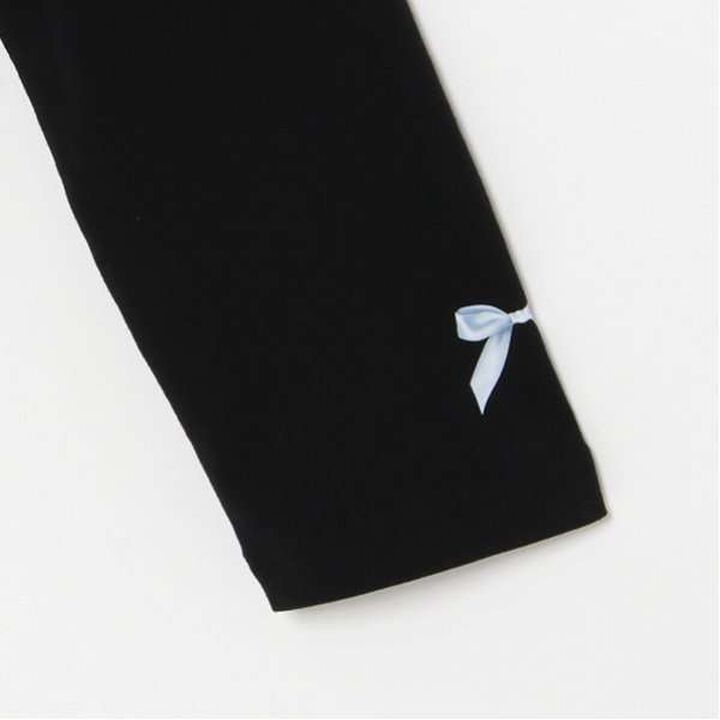 [GOOD PRICE] Bonjour Chaton Long-Sleeve T-Shirt,Black, medium image number 15