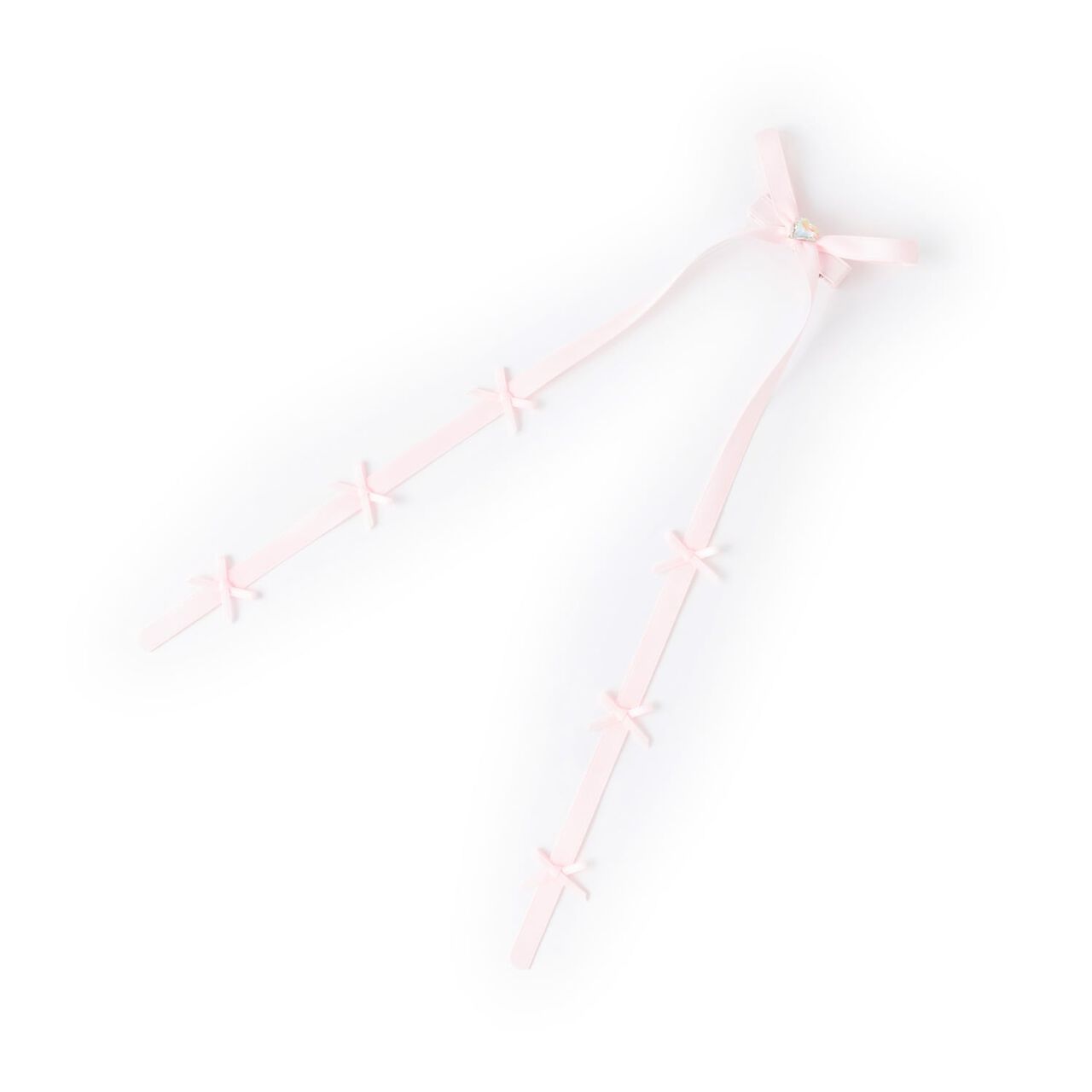 Chibi Chibi Ribbon Long Ribbon Hair Clip,Black, large image number 4