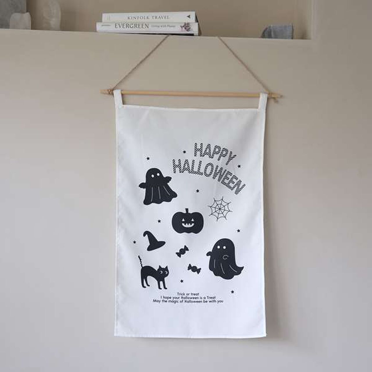 Halloween Fabric Poster,Off white, large image number 7