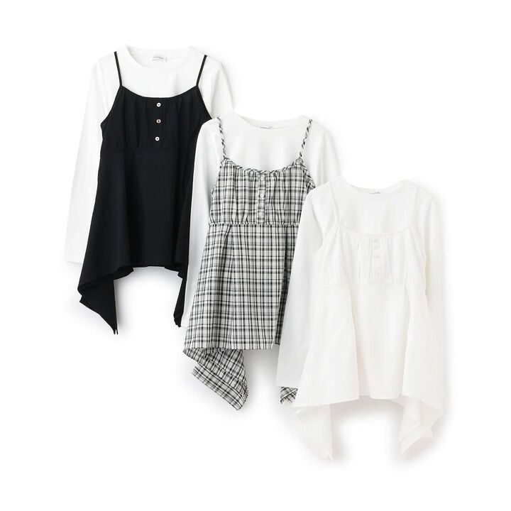 Asymmetrical Tunic Set,Black, medium image number 6