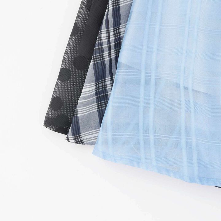 [Restocked] Shoulder Ribbon Jumper Skirt & Melow Inner Set,Black, medium image number 6