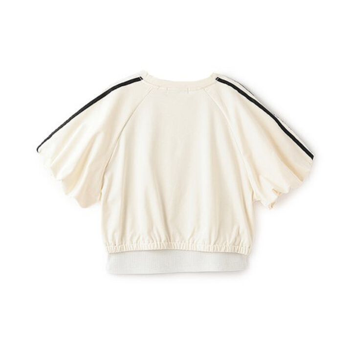 Side Line Balloon Sleeve T-Shirt & Tank Top Set,Black, medium image number 4