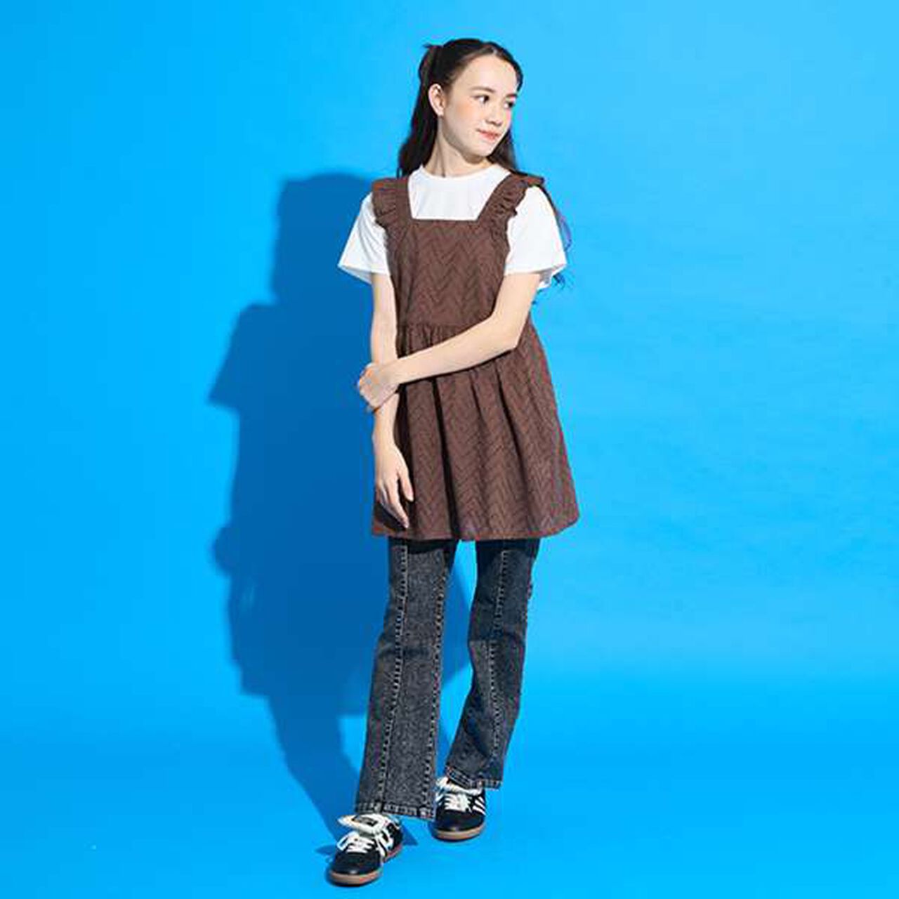 [AMI] Denim Flare Pants,Black, large image number 24