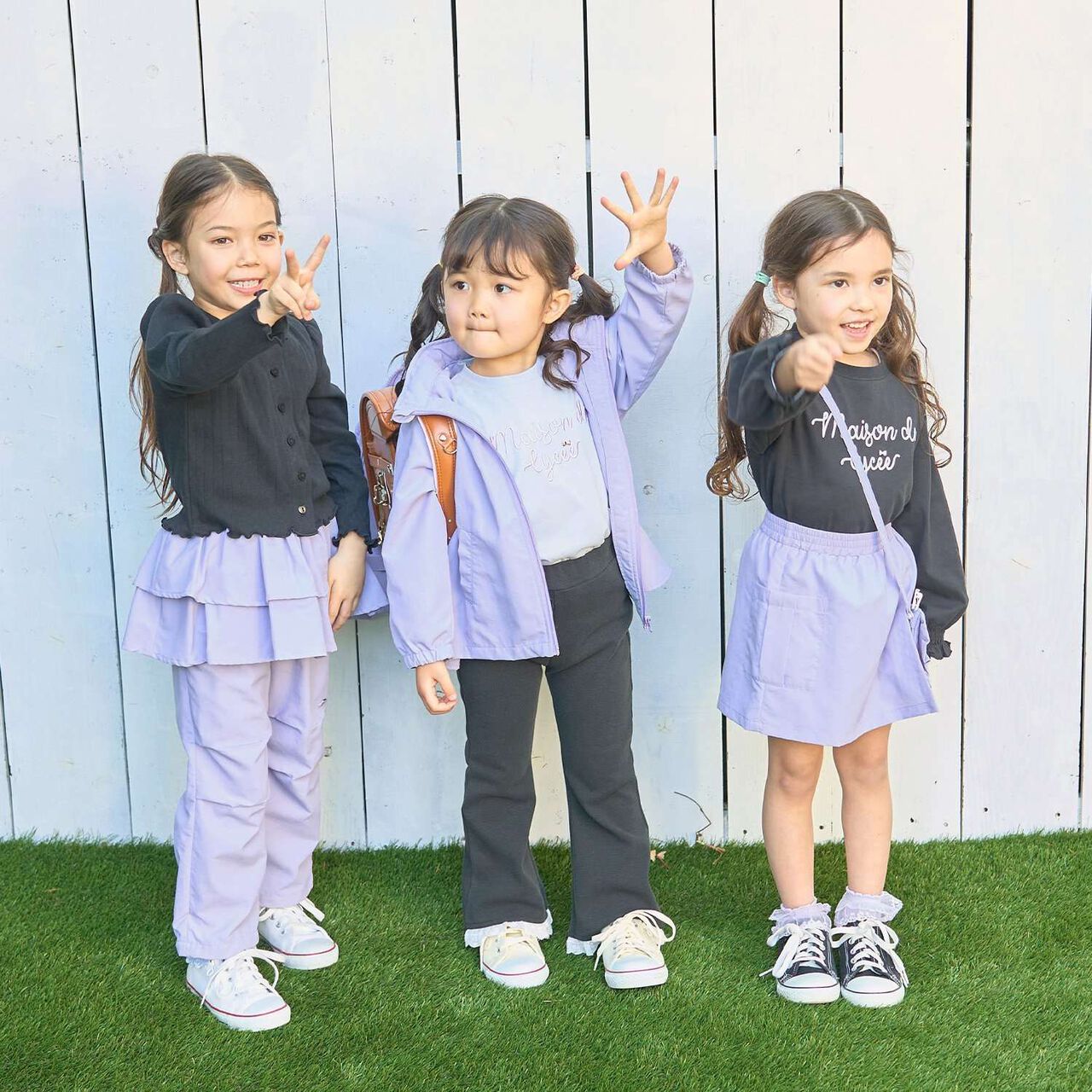 [School-Ready] [Water-Repellent, Anti-Stain, Durable, UV] Layered Skirt Pants,Lavender, large image number 40