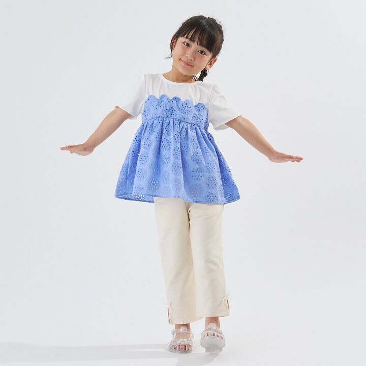 Cropped Cut Pants,Light pink, medium image number 5