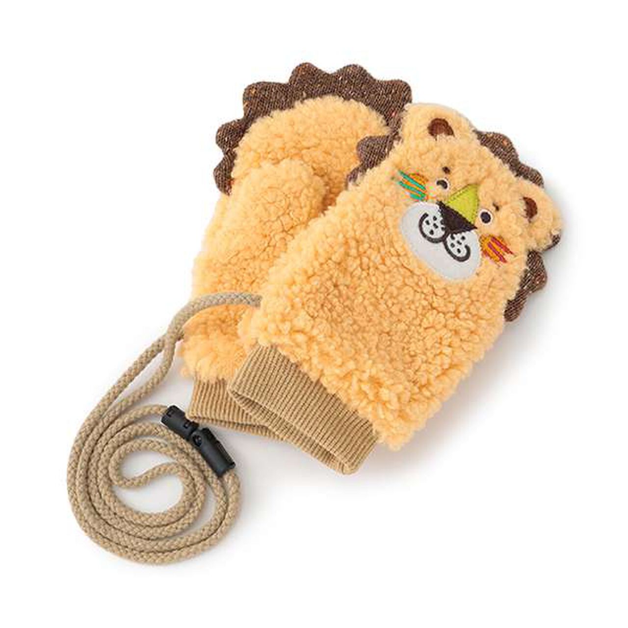 [Korobokkuru] Animal Mittens,Light orange, large image number 0