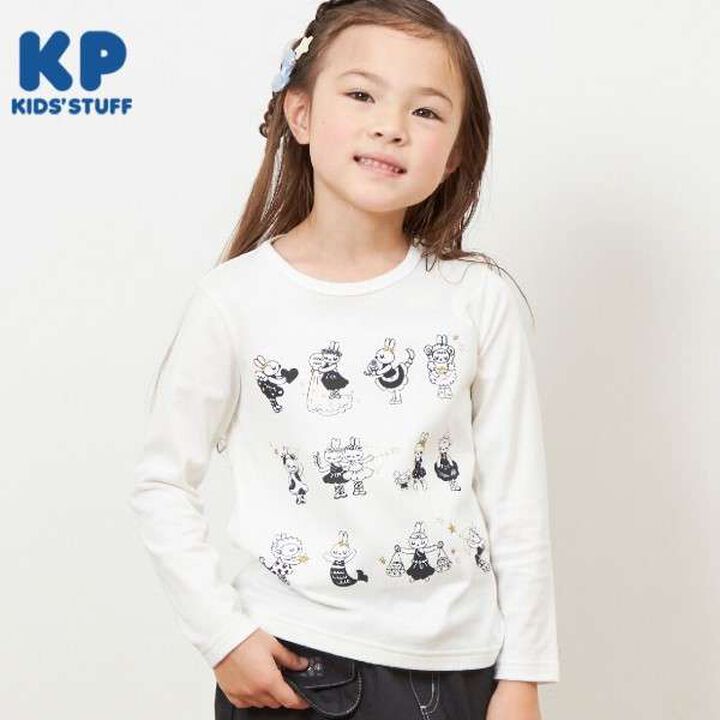 KP Zodiac Print Long-Sleeve T-Shirt (80-150),, medium