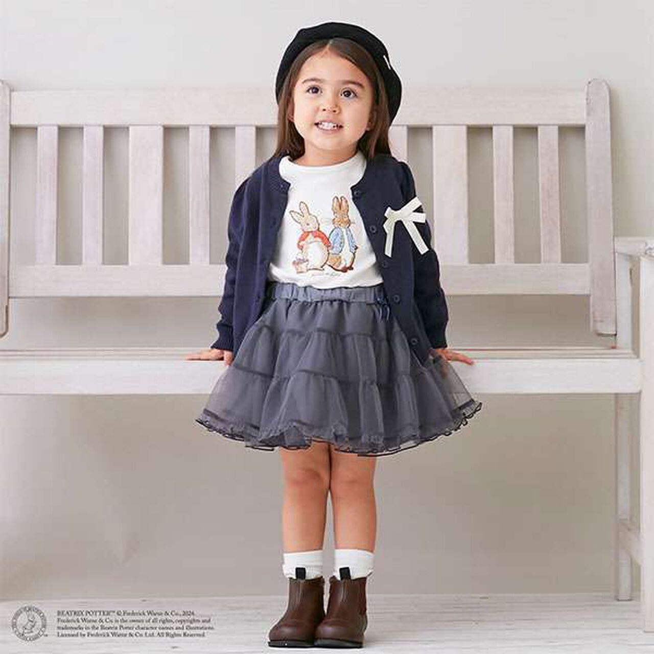 Sanrio Tulle Puff Long Sleeve T-Shirt,Light pink, large image number 1