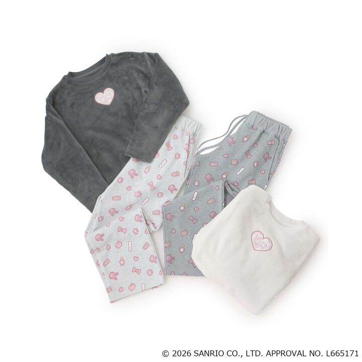 Hello Kitty x Berie-chan Loungewear,Charcoal gray, medium image number 12