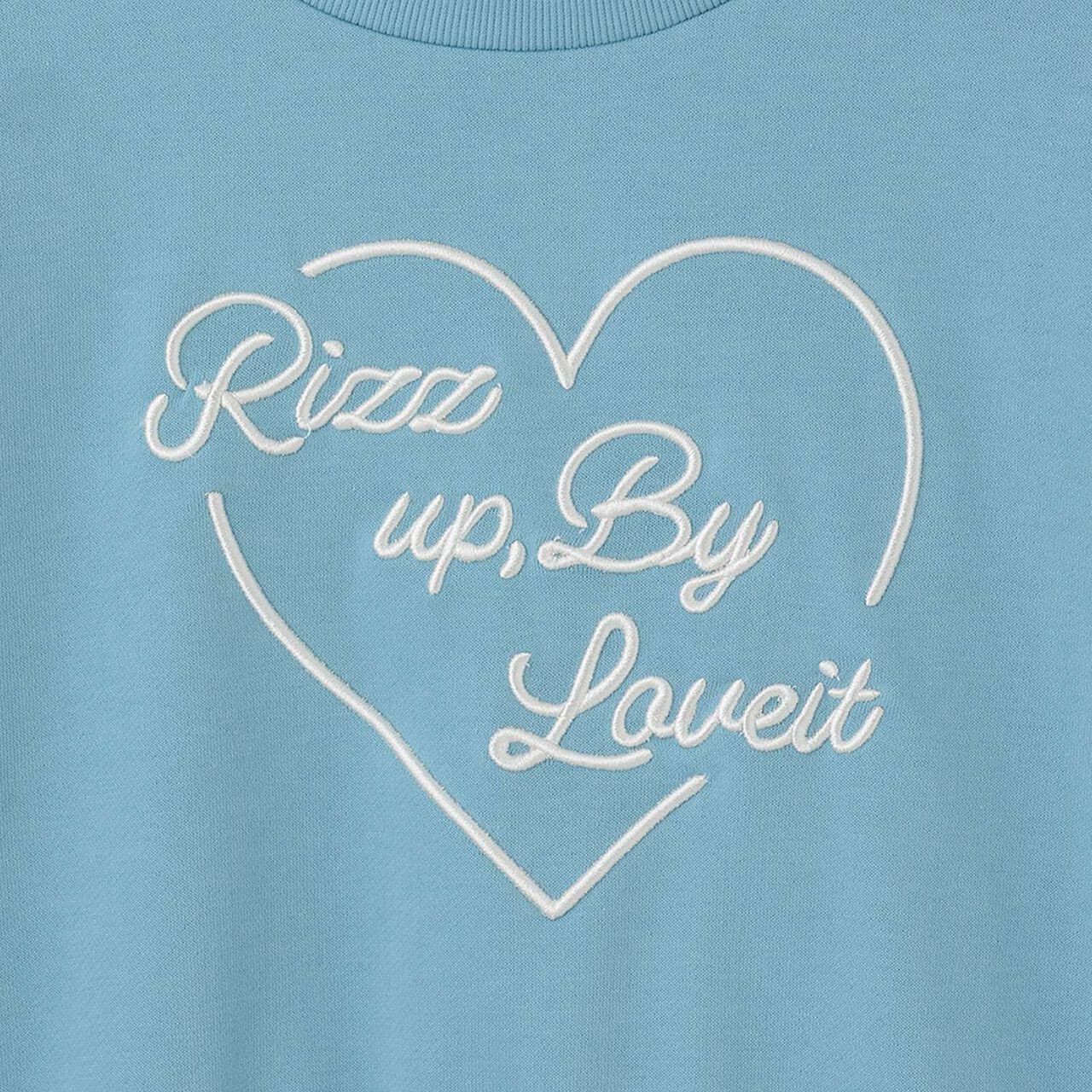 Heart Logo Pullover,Charcoal gray, large image number 7