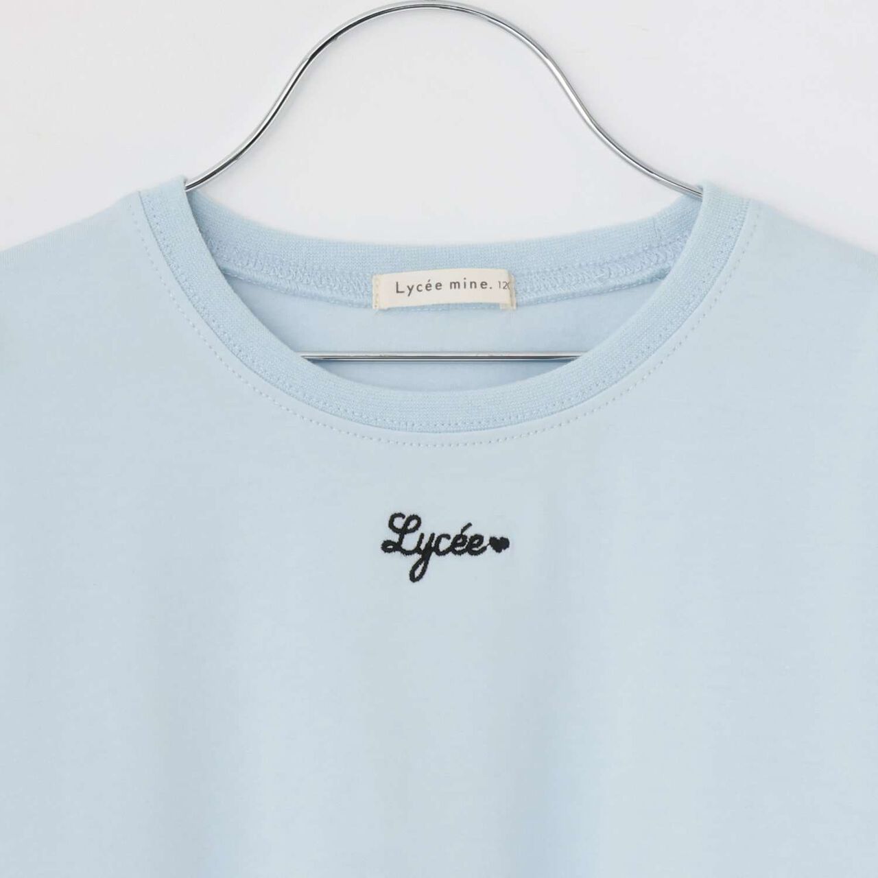 [100% Cotton] [School-Ready] A-Line T-Shirt (2-Piece Set),Sax blue, large image number 2