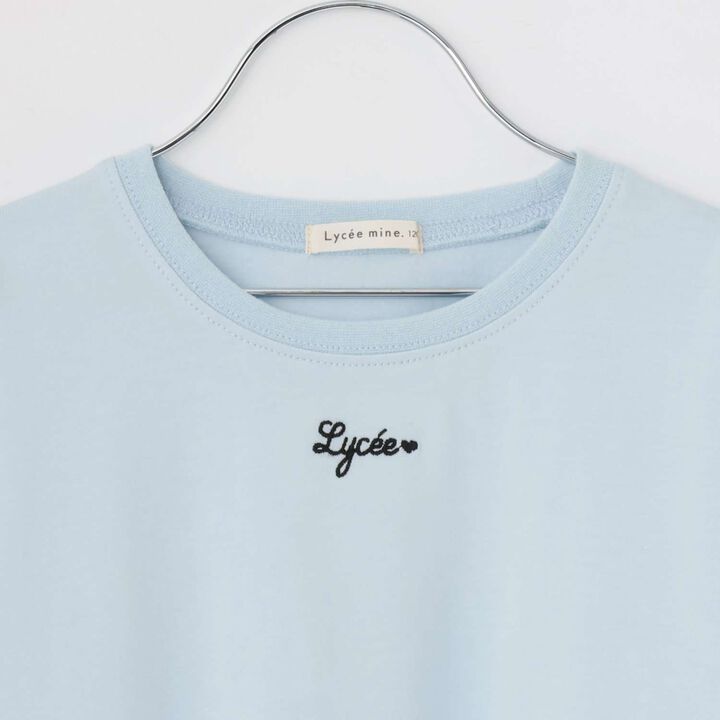 [100% Cotton] [School-Ready] A-Line T-Shirt (2-Piece Set),Sax blue, medium image number 2