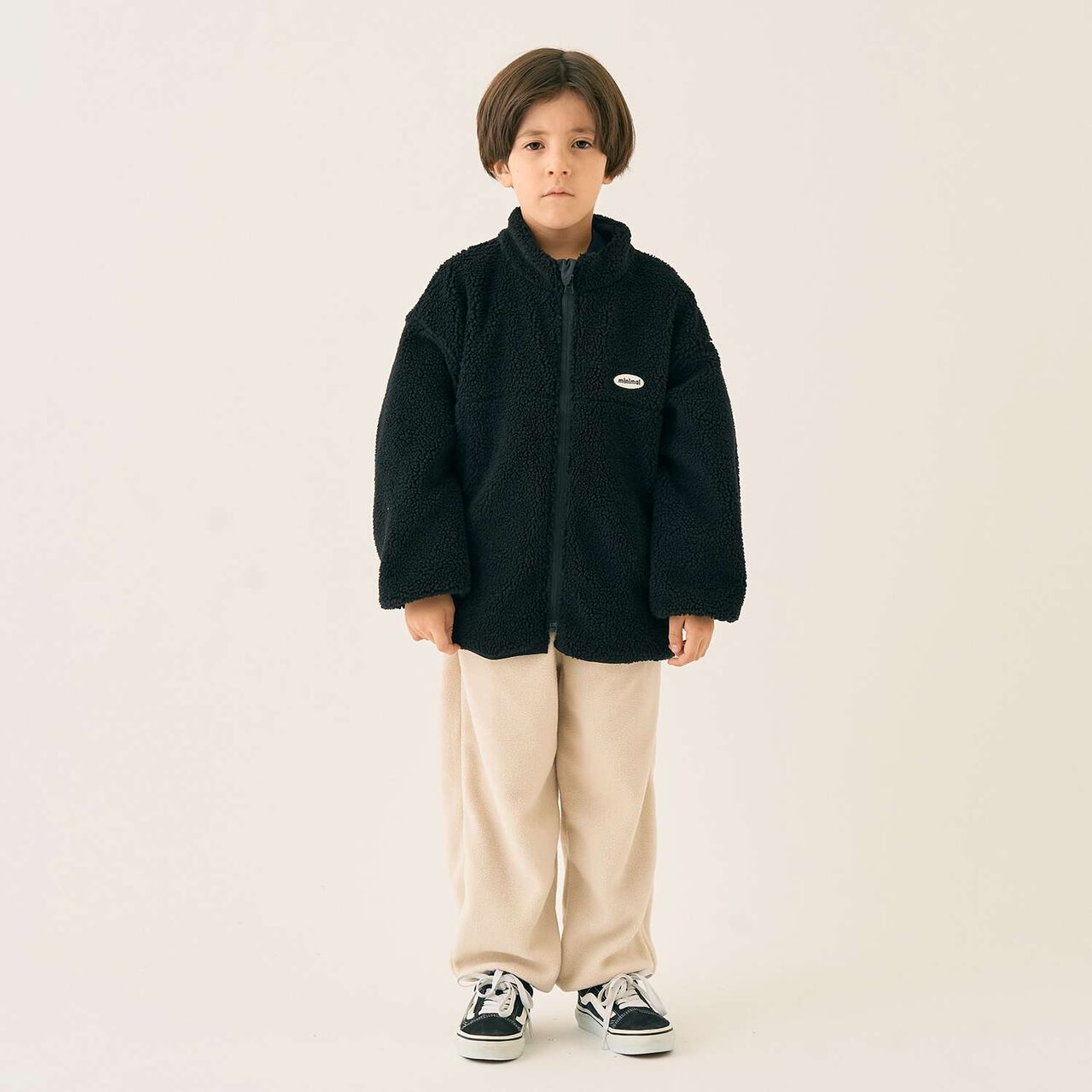 Reversible Color-Blocked Boa Outerwear,Black, large image number 32