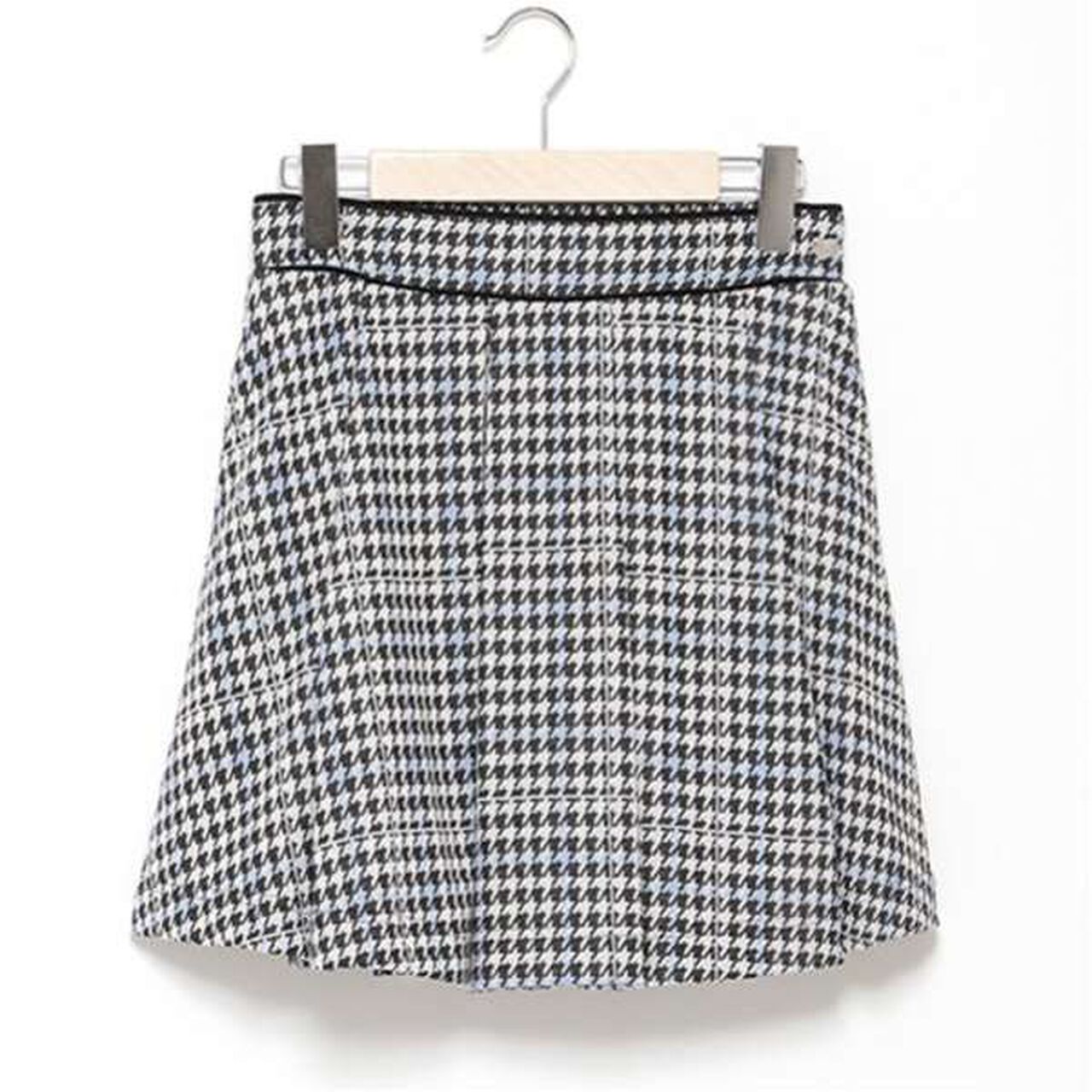 Houndstooth Jacquard Skirt Pants,Mocha tea, large image number 3