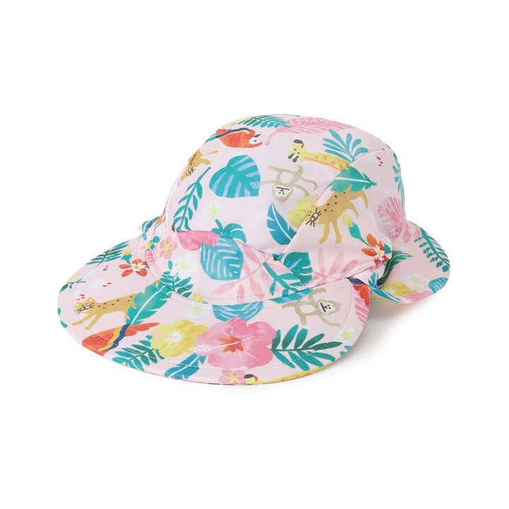 [SWIM] All-Over Pattern Swim Cap with Sunshade,Turquoise, medium image number 11
