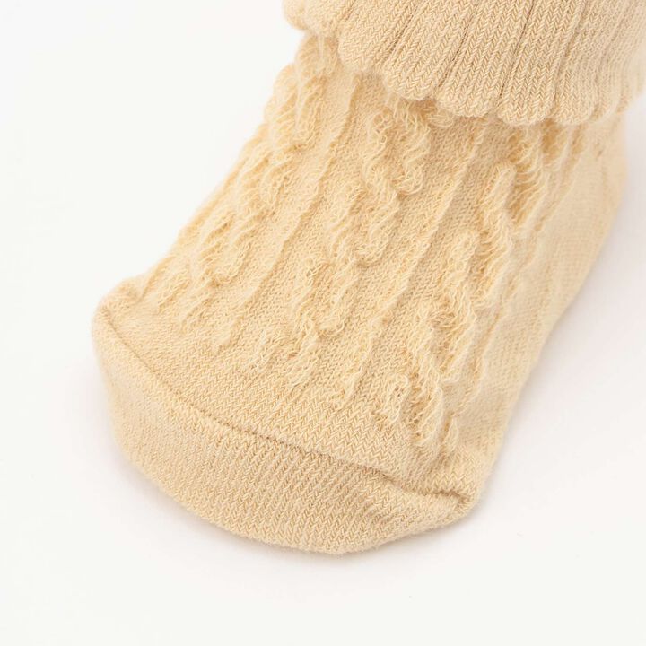 Cable Cup Socks,Yellow, medium image number 3