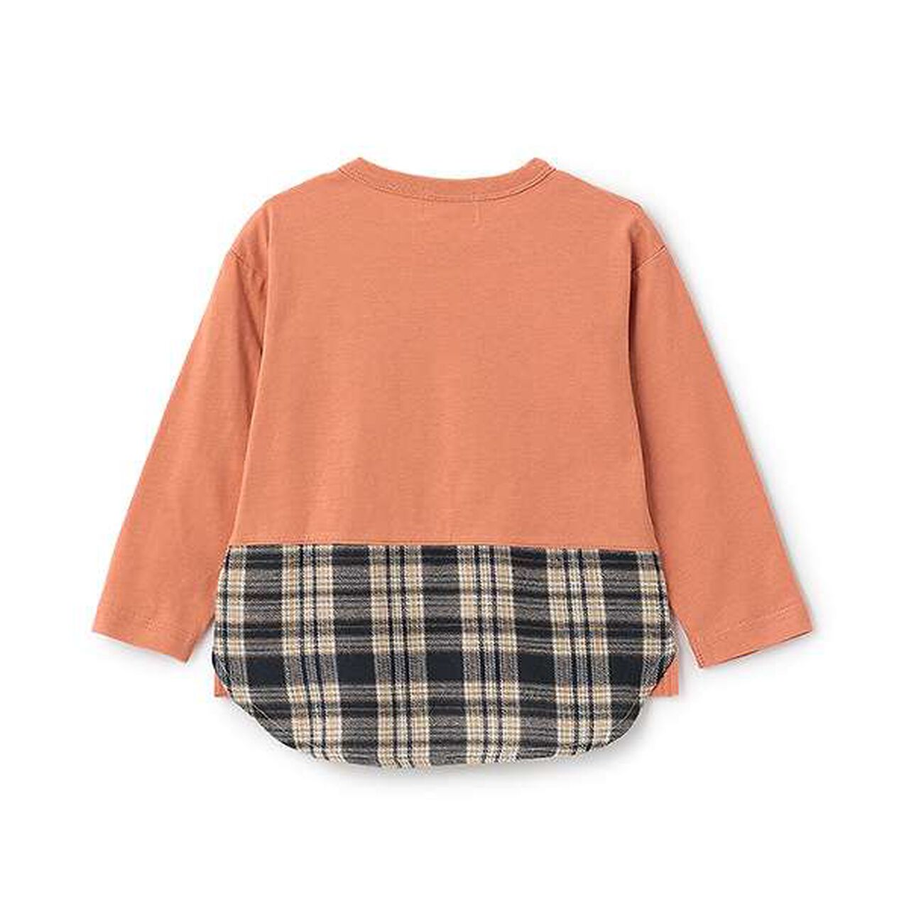 Check Pocket Long-Sleeve T-Shirt,Navy, large image number 1