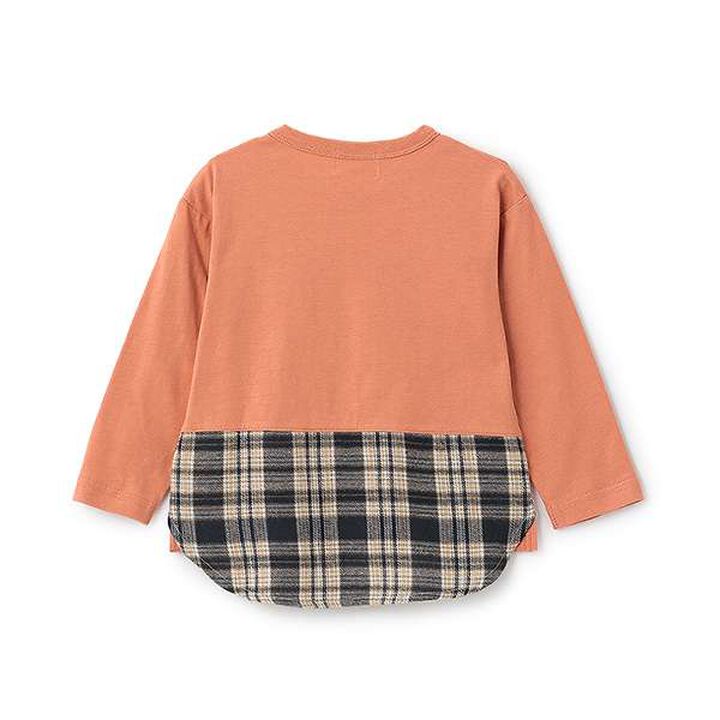 Check Pocket Long-Sleeve T-Shirt,Navy, medium image number 1