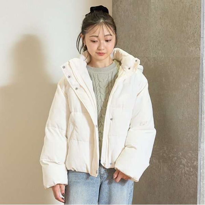 Puffy Short Jacket,Black, medium image number 11