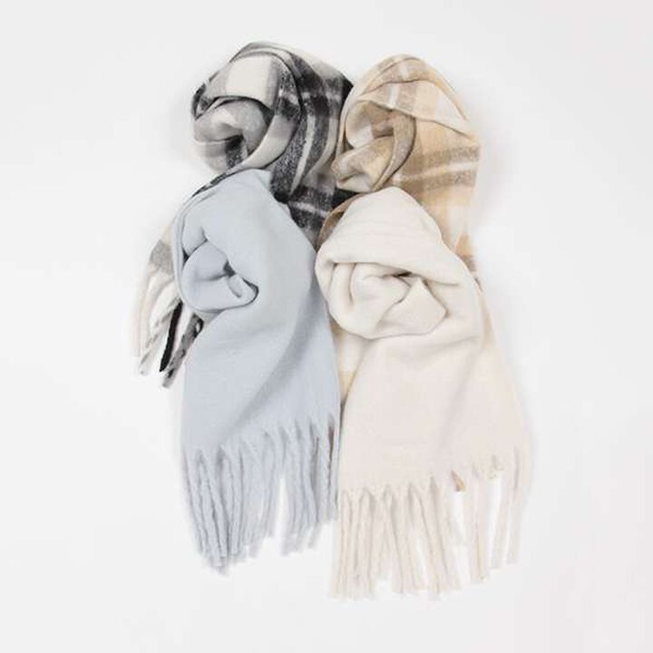 Volume Fringe Scarf,Sax blue, medium image number 3