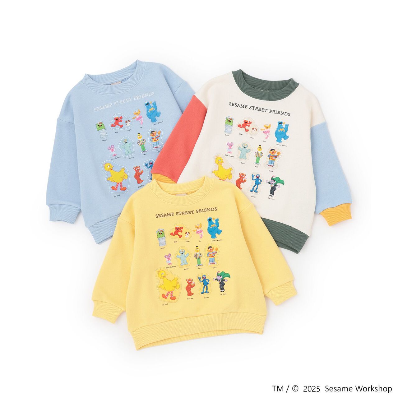 [SESAME STREET] Character Full Sweatshirt,Light blue, large image number 15