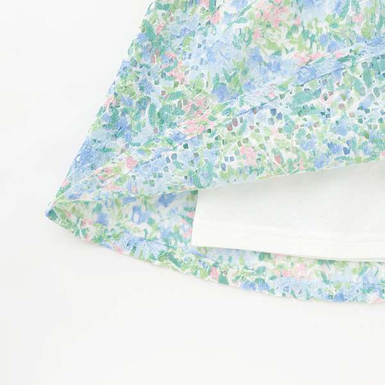 Floral Lace Tunic,Lemon yellow, large image number 7