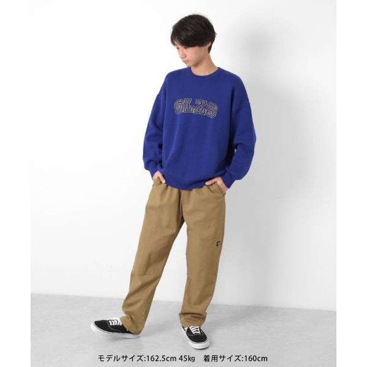 Jacquard Knit Logo Sweater [Machine Washable],Deep red, large image number 8