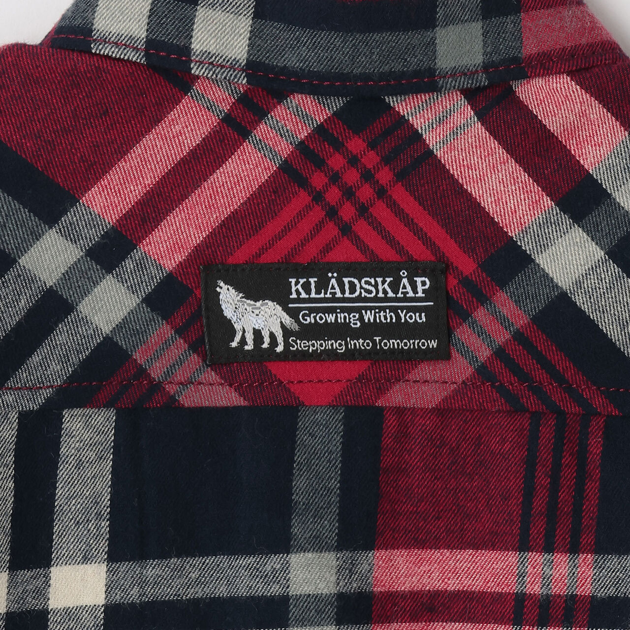 Trad Checkered Long-Sleeve Shirt,Sax blue, large image number 8