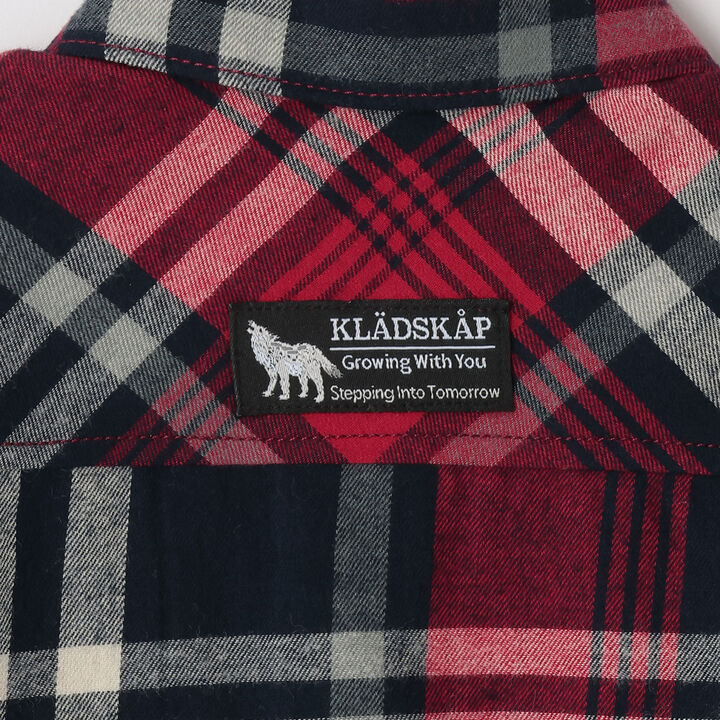 Trad Checkered Long-Sleeve Shirt,Sax blue, medium image number 8