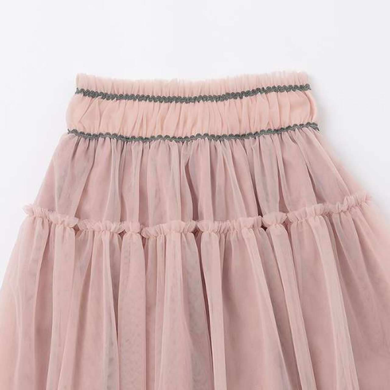 [Halloween] Gathered Tulle Skirt,Ivory, large image number 6