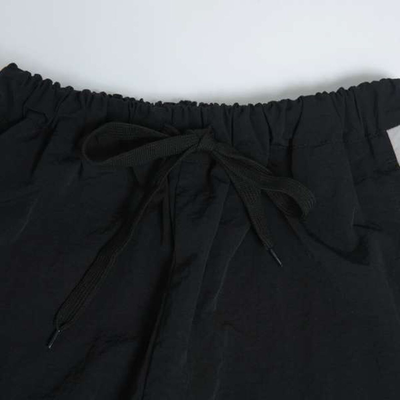 [Set Up Compatible] Striped Nylon Track Pants,Black, large image number 3