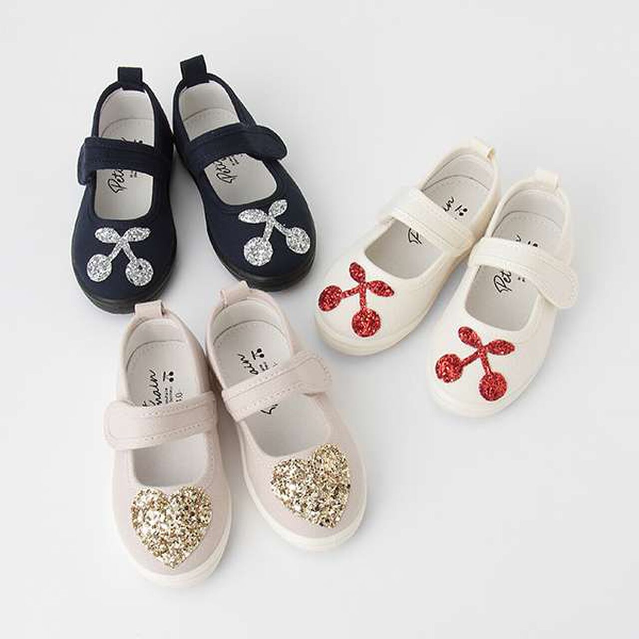 Assorted Motif Shoes,Light beige, large image number 2