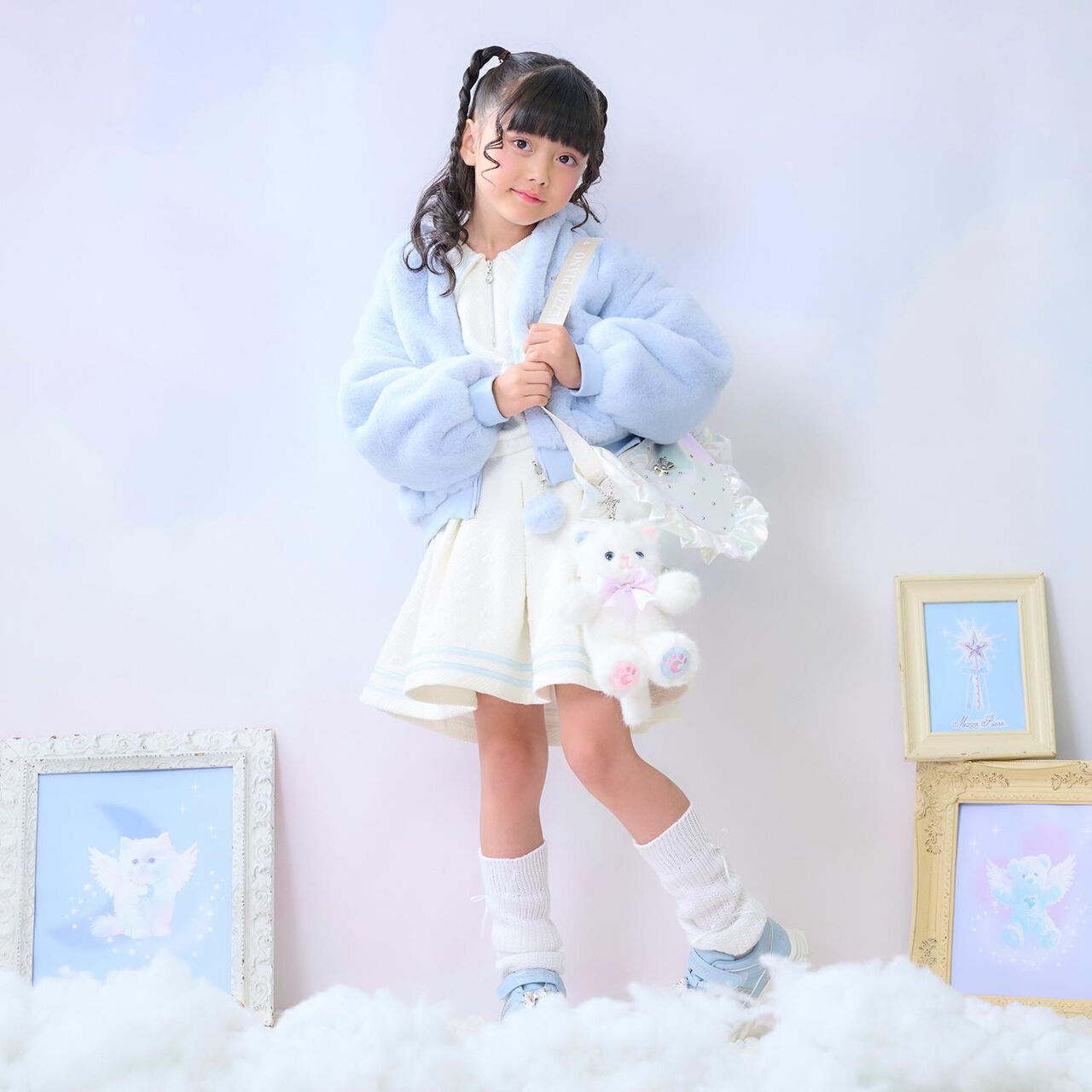 Cat & Bear Plush Charm,Multi color, large image number 7