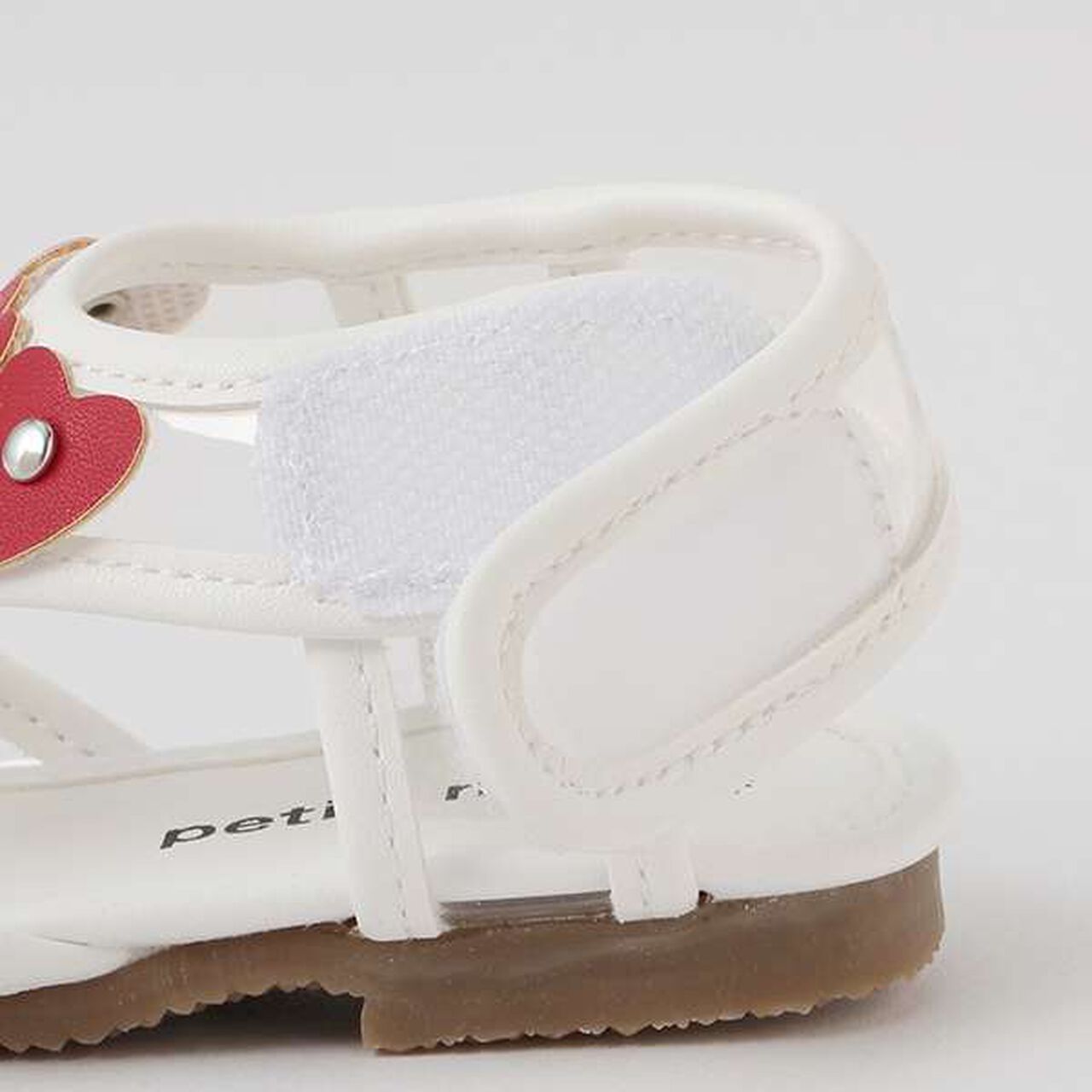 Clear Heart Sandals,Black, large image number 8