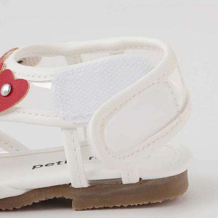 Clear Heart Sandals,Black, medium image number 8