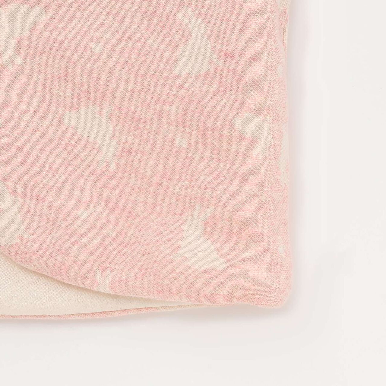 Organic Rabbit Jacquard Vest,Pink, large image number 4