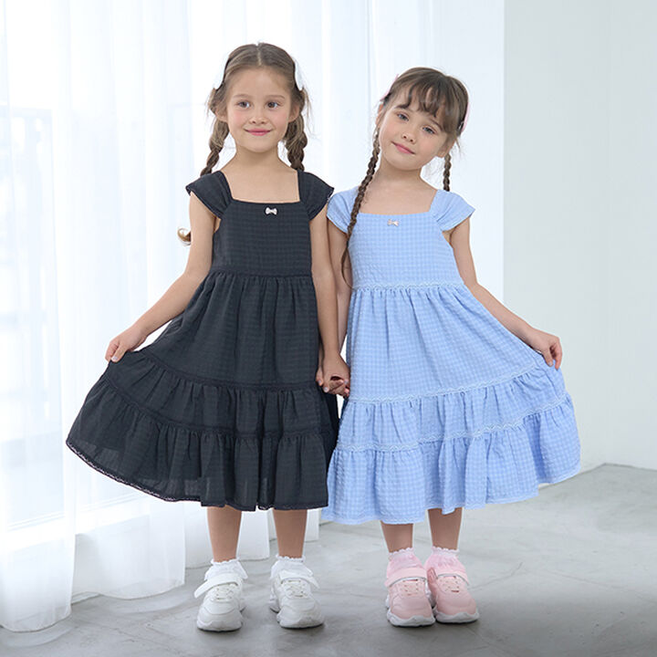 Tiered One-Piece Dress,Off white, medium image number 9