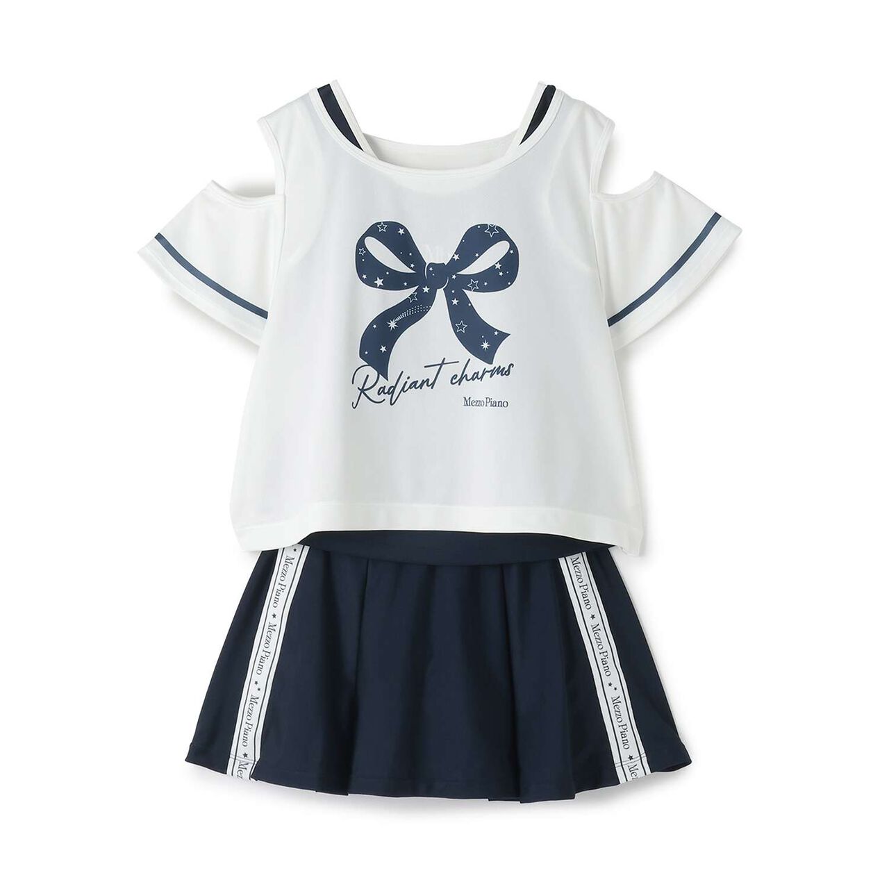 [SWIM] School-Approved Swimwear Set with T-Shirt,Navy, large image number 21