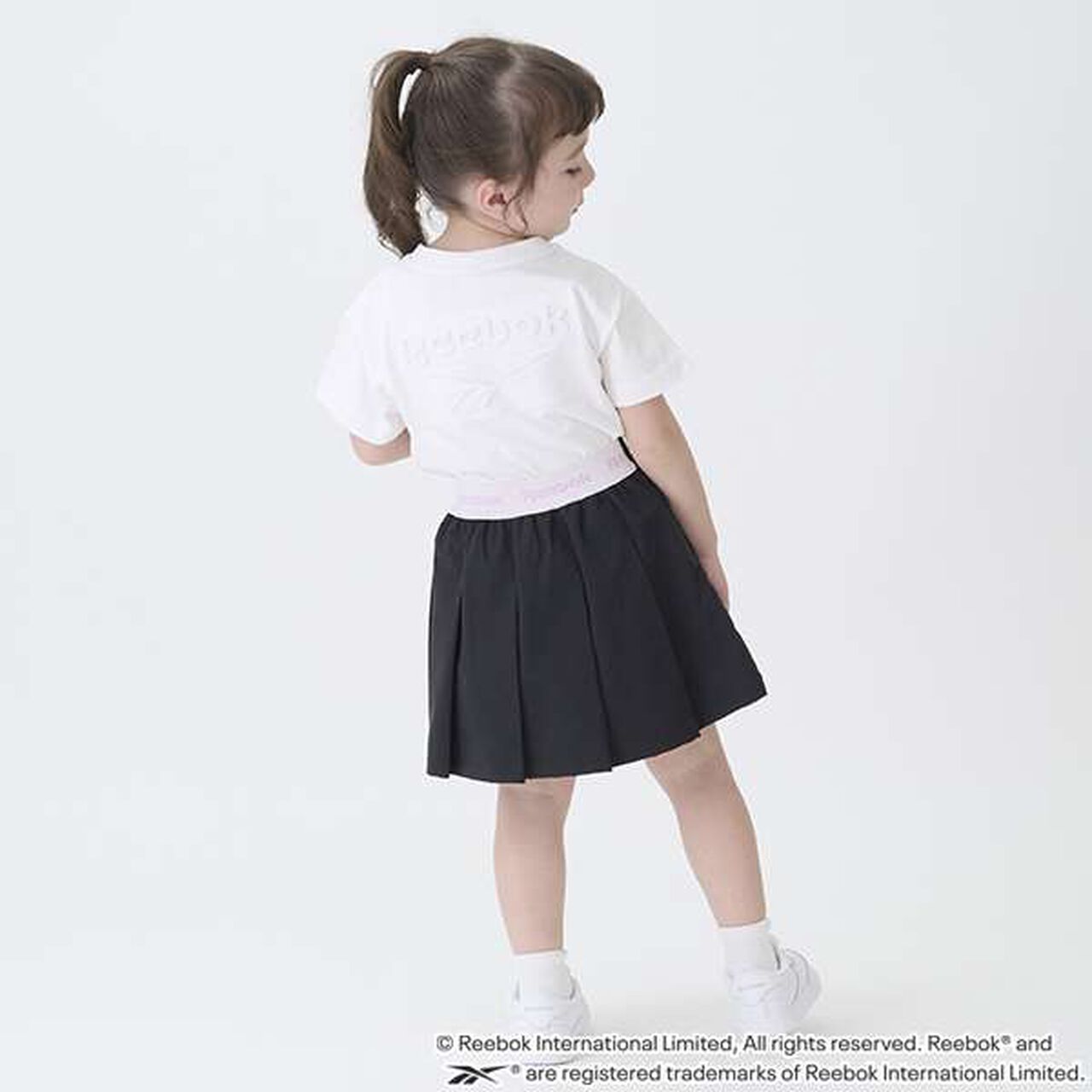 Reebok Logo Pleated Skirt Shorts,Light pink, large image number 9