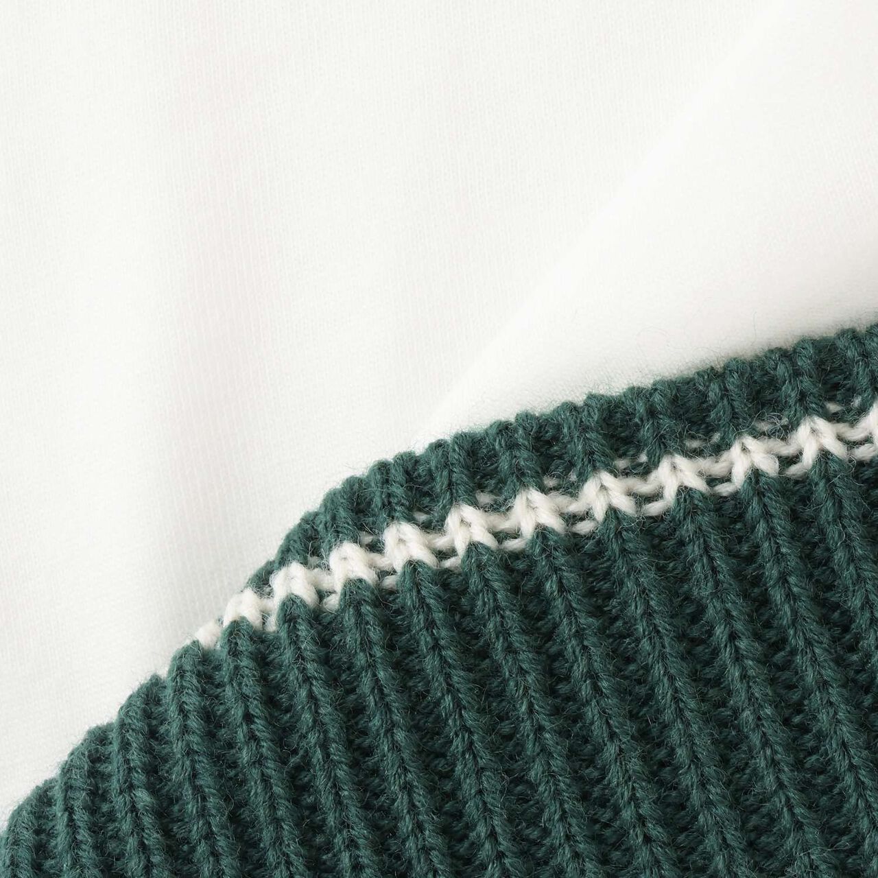 [GOOD PRICE] Cable Knit T-Shirt Set,Off white, large image number 13