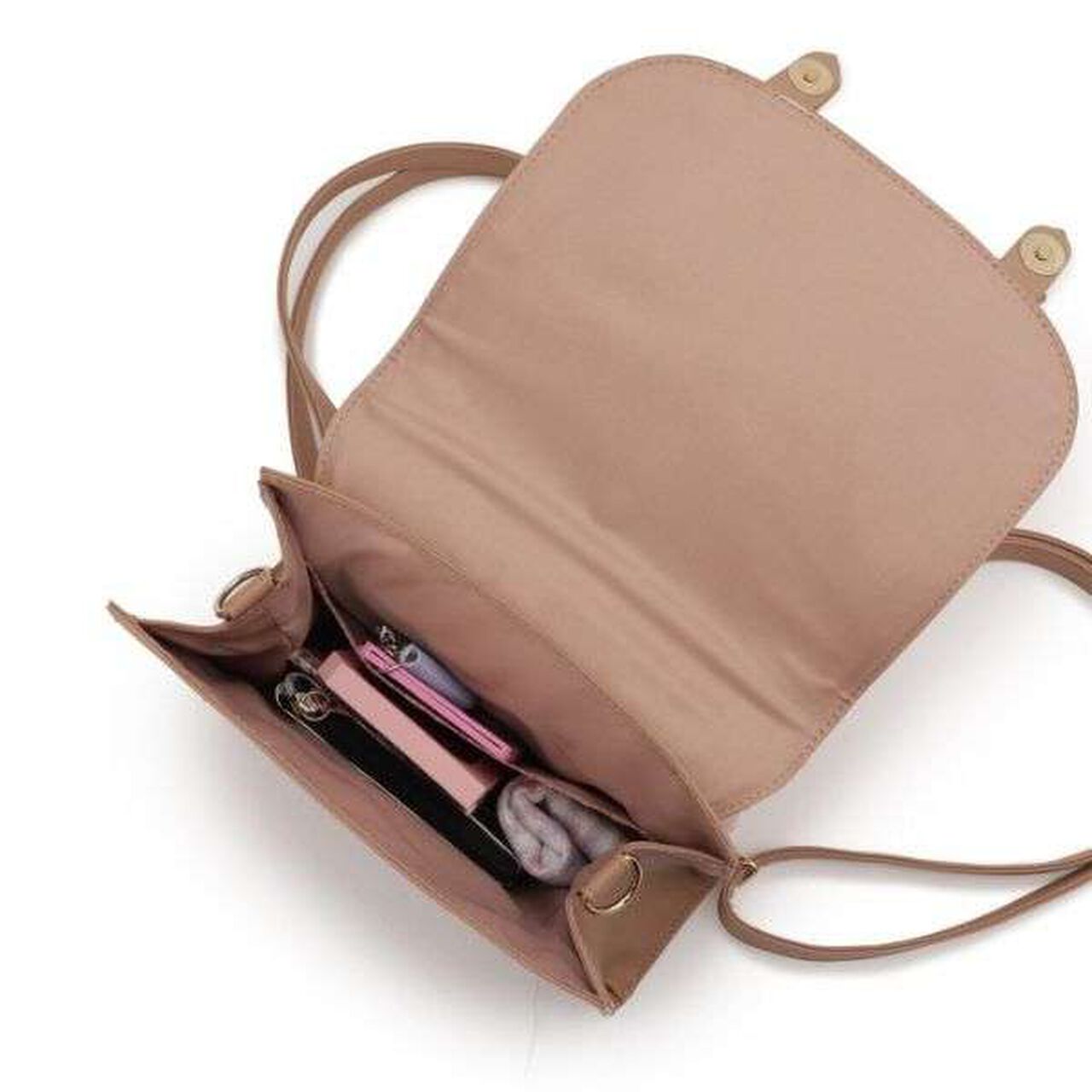 Girly Satchel,White, large image number 16