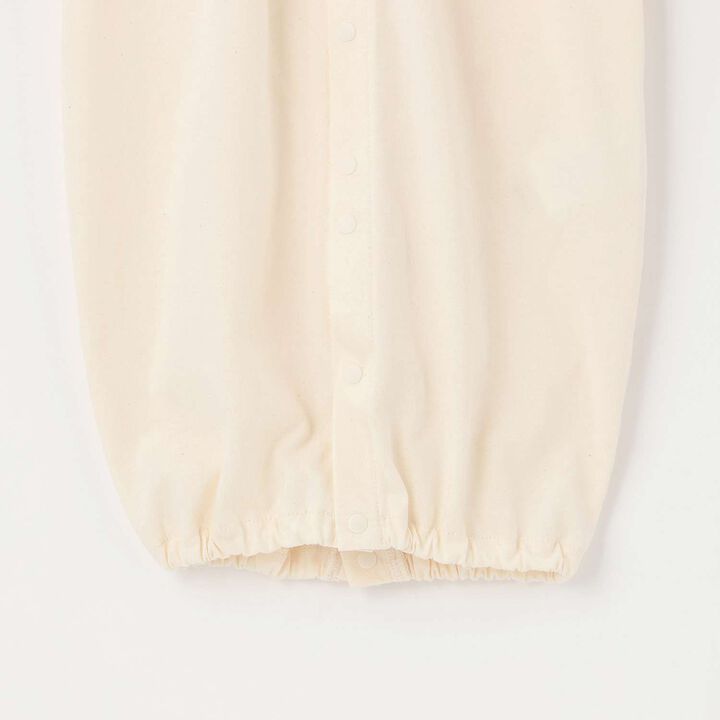 Wild Strawberry Lace Apron 2 WAY All-in-One [Organic] [Made in Japan],Pearl white, medium image number 8
