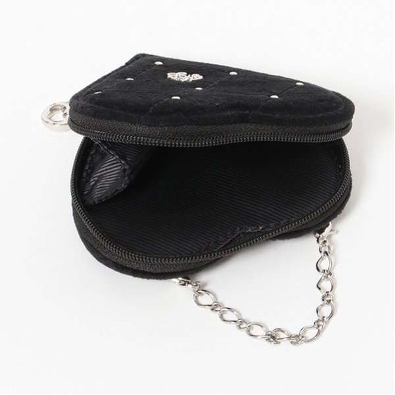 Heart Mini Bag Included Custom Check Pleated Skirt,Deep red, large image number 3