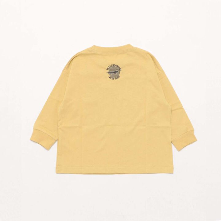 100% Cotton 365D. Assorted Transfer Wide Long Sleeve T-Shirt,Yellow, medium image number 26