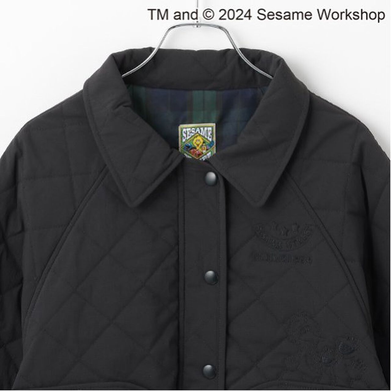 [AMI] Sesame Street Reversible Padded Bomber Jacket,Ivory, large image number 14