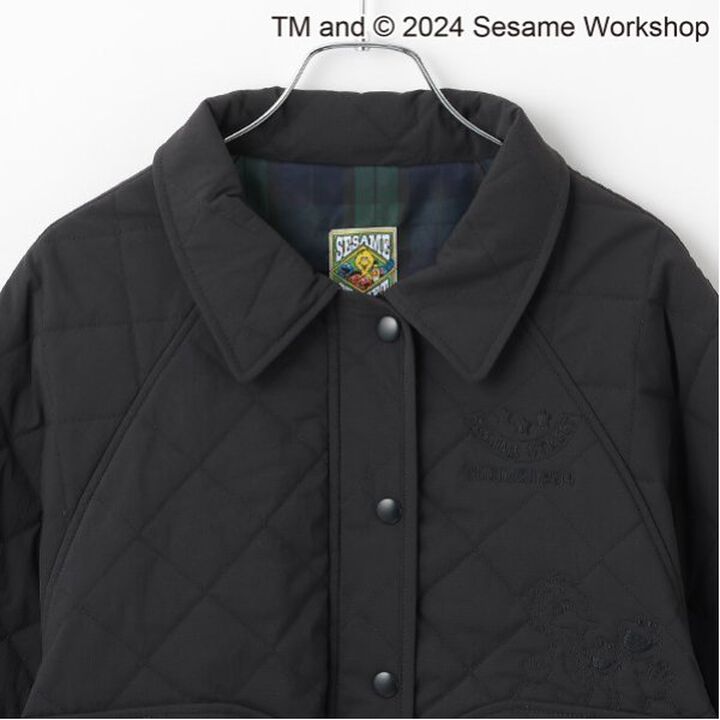 [AMI] Sesame Street Reversible Padded Bomber Jacket,Ivory, medium image number 14