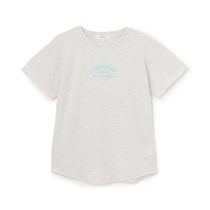 Daily Price Gradient Bear Short-Sleeve Tunic T-Shirt,Charcoal gray, medium image number 11