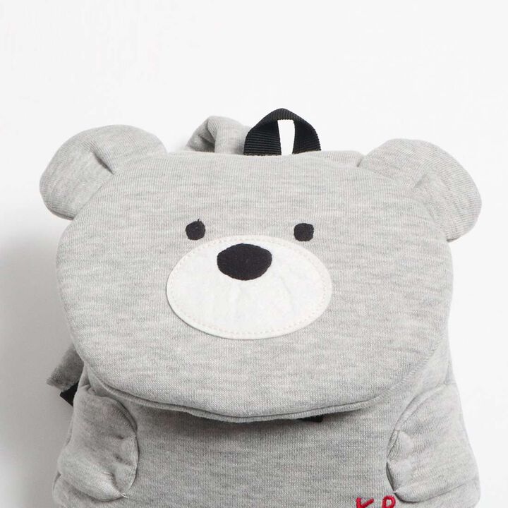 KP Deco Bear Motif Backpack,Smoke white, medium image number 2