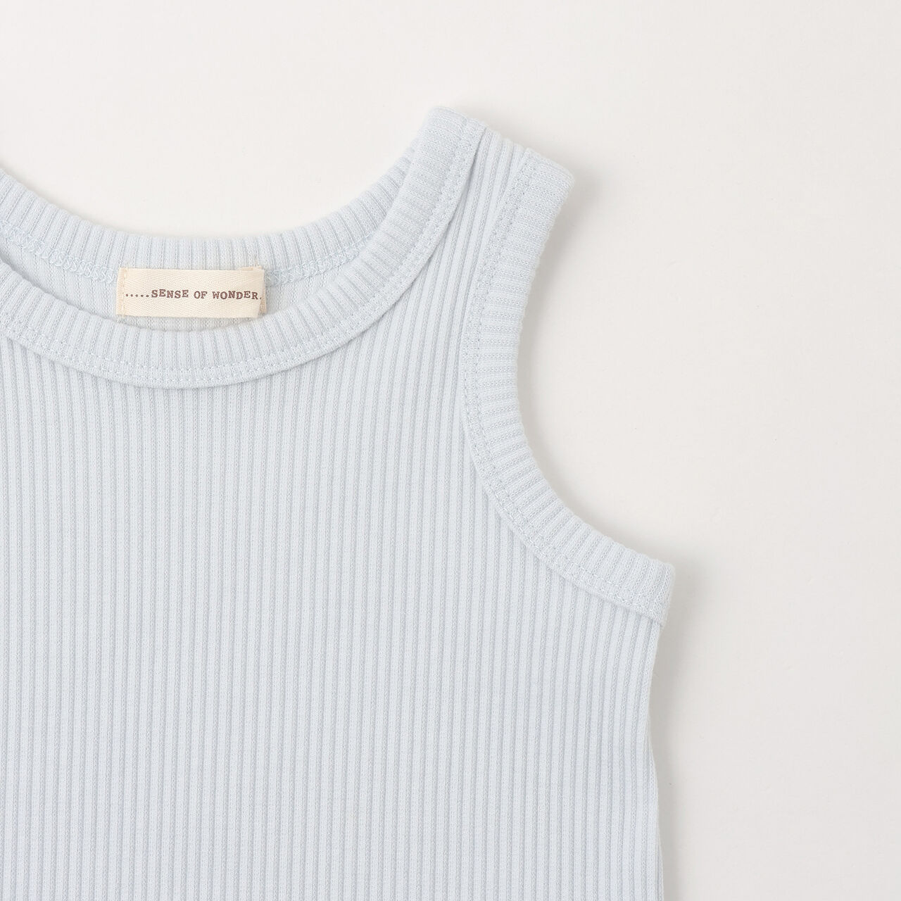 Ribbed Tank Top,Off white, large image number 3